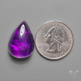 Gemmy Amethyst Cabochon Deep Violet