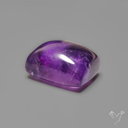 Gemmy Amethyst Cabochon Deep Violet