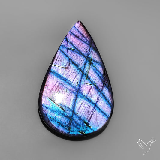 Purple Spectrolite Cabochon