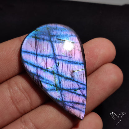 Purple Spectrolite Cabochon