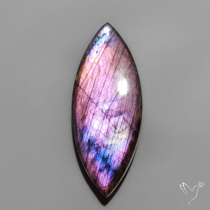 Purple Spectrolite Cabochon