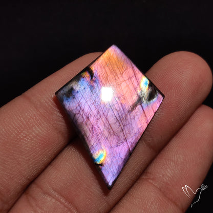 Purple Spectrolite Cabochon
