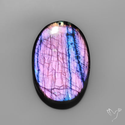 Purple Spectrolite Cabochon