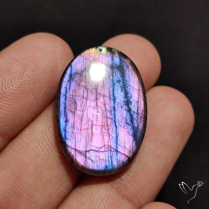 Purple Spectrolite Cabochon