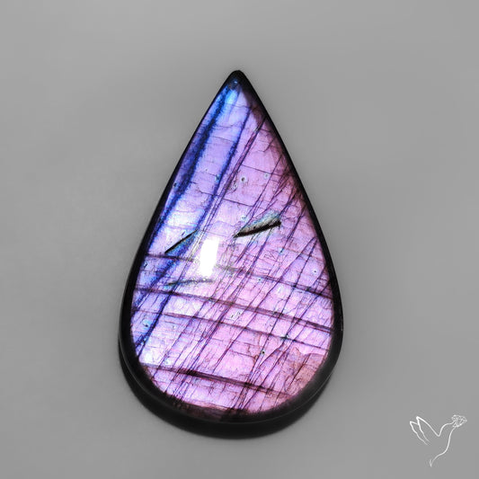 Purple Spectrolite Cabochon