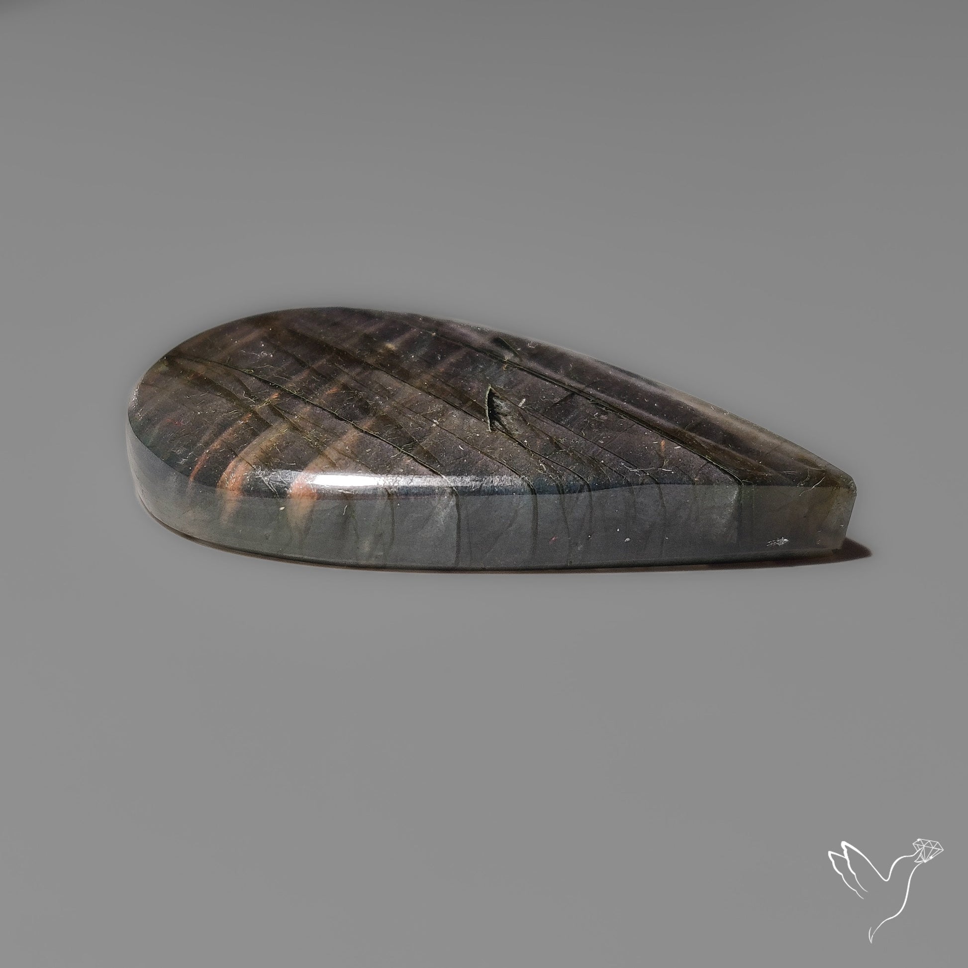 Purple Spectrolite Cabochon