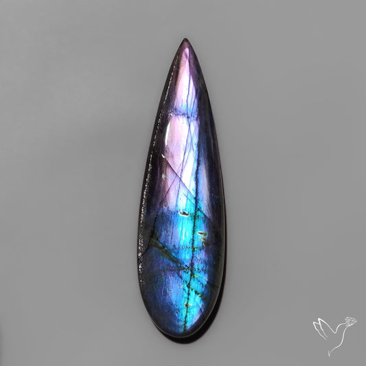 Electric Blue Spectrolite Cabochon