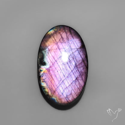 Purple Spectrolite Cabochon