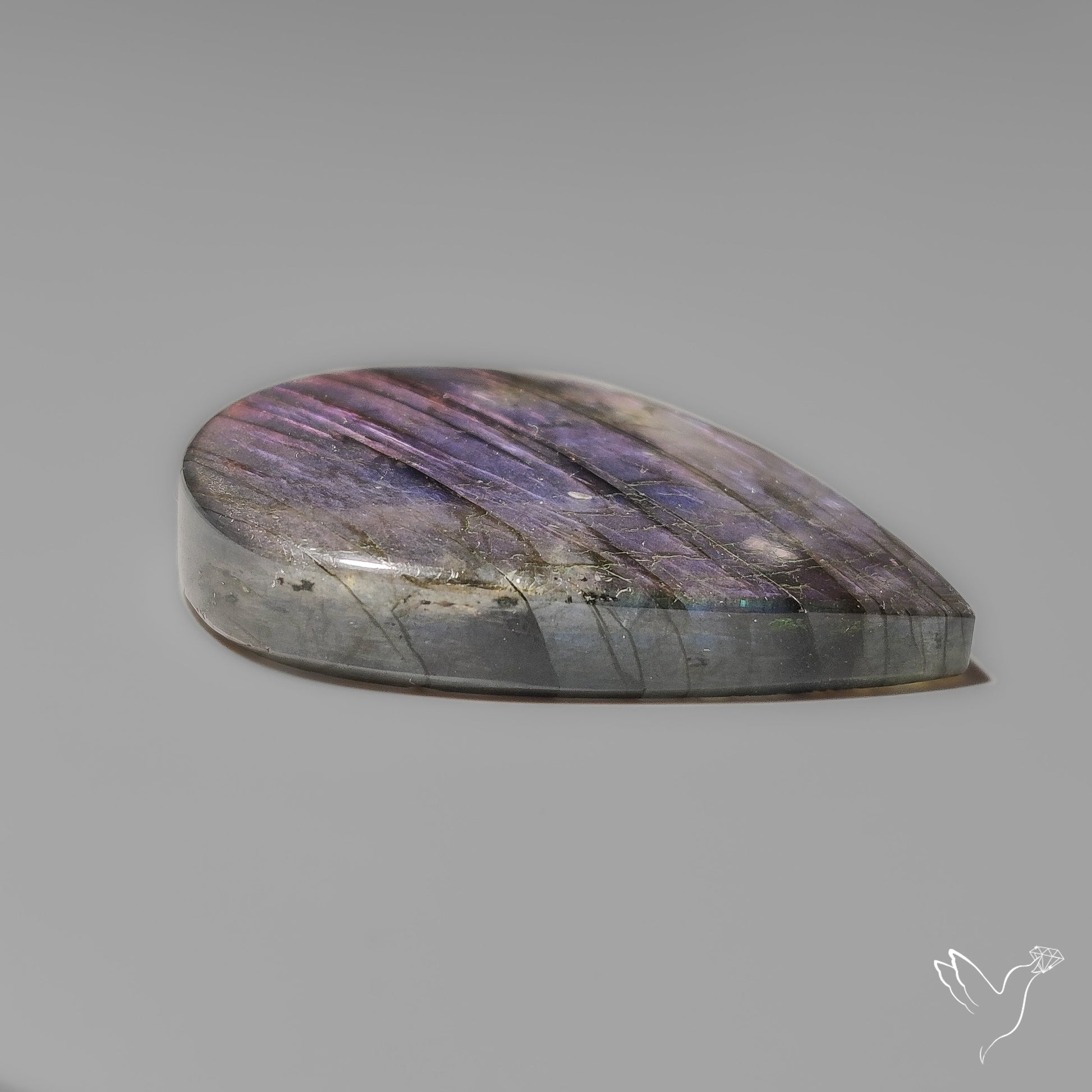 Purple Spectrolite Cabochon