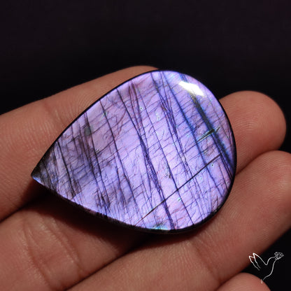 Purple Spectrolite Cabochon