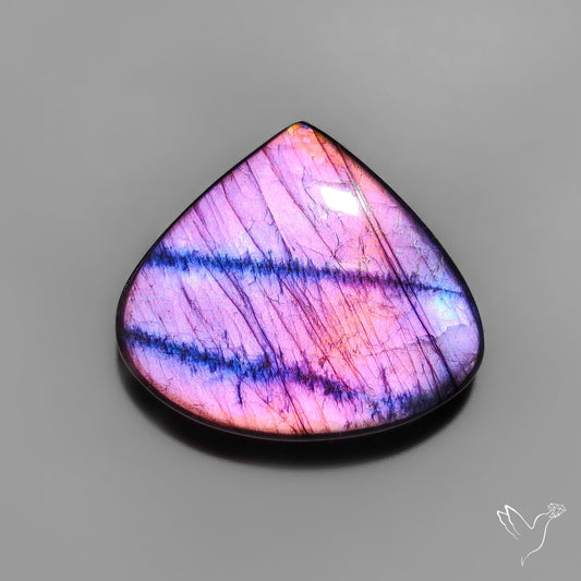 Purple Spectrolite Cabochon
