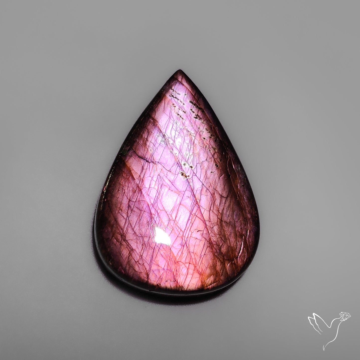 Purple Spectrolite Cabochon