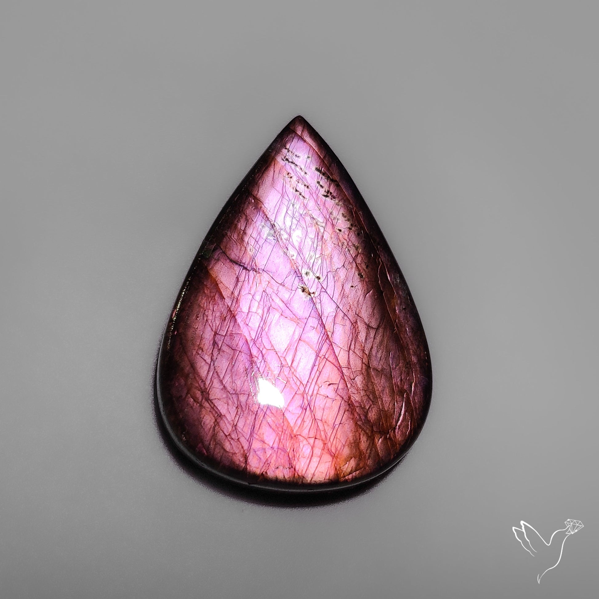 Purple Spectrolite Cabochon