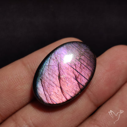 Purple Spectrolite Cabochon