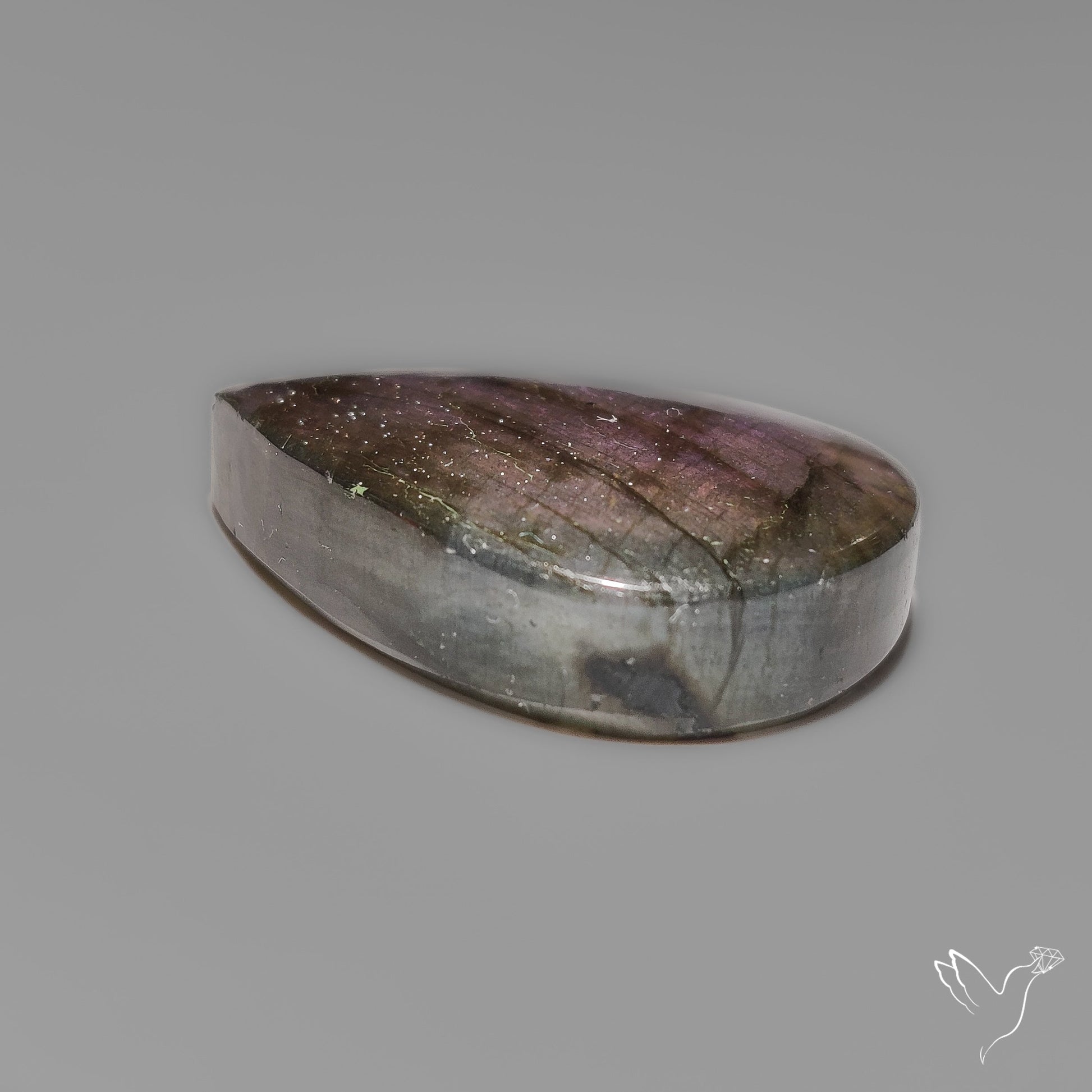 Purple Spectrolite Cabochon