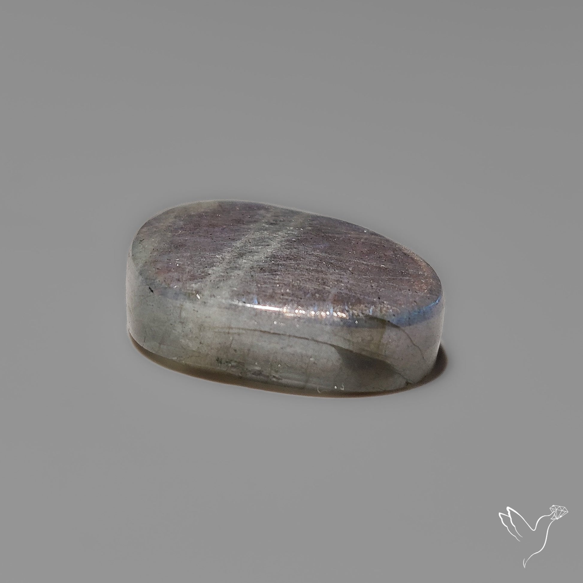 Electric Blue Spectrolite Cabochon