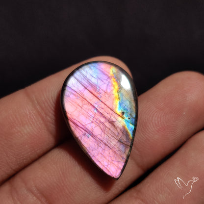 Purple Spectrolite Cabochon