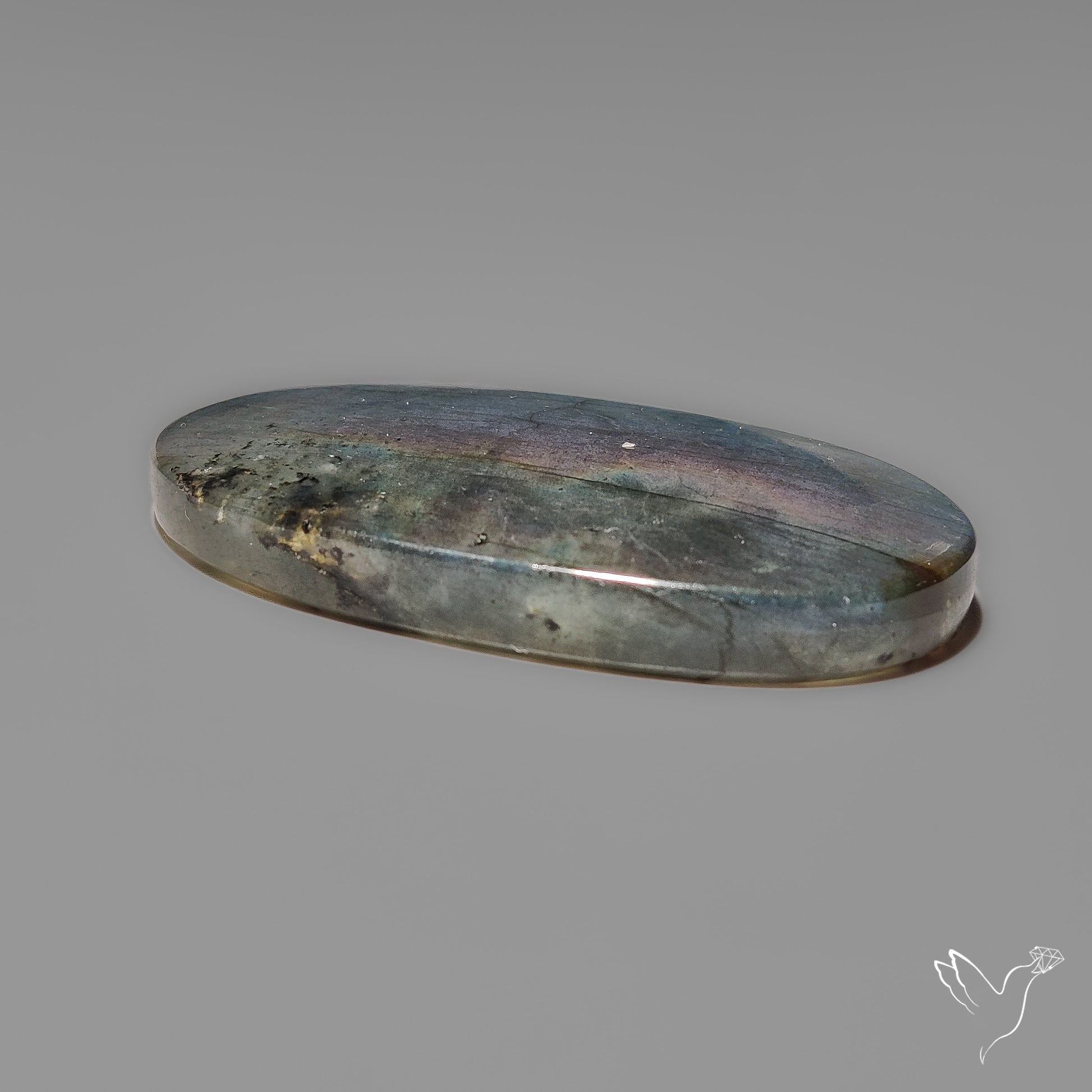 Sea Green Spectrolite Cabochon