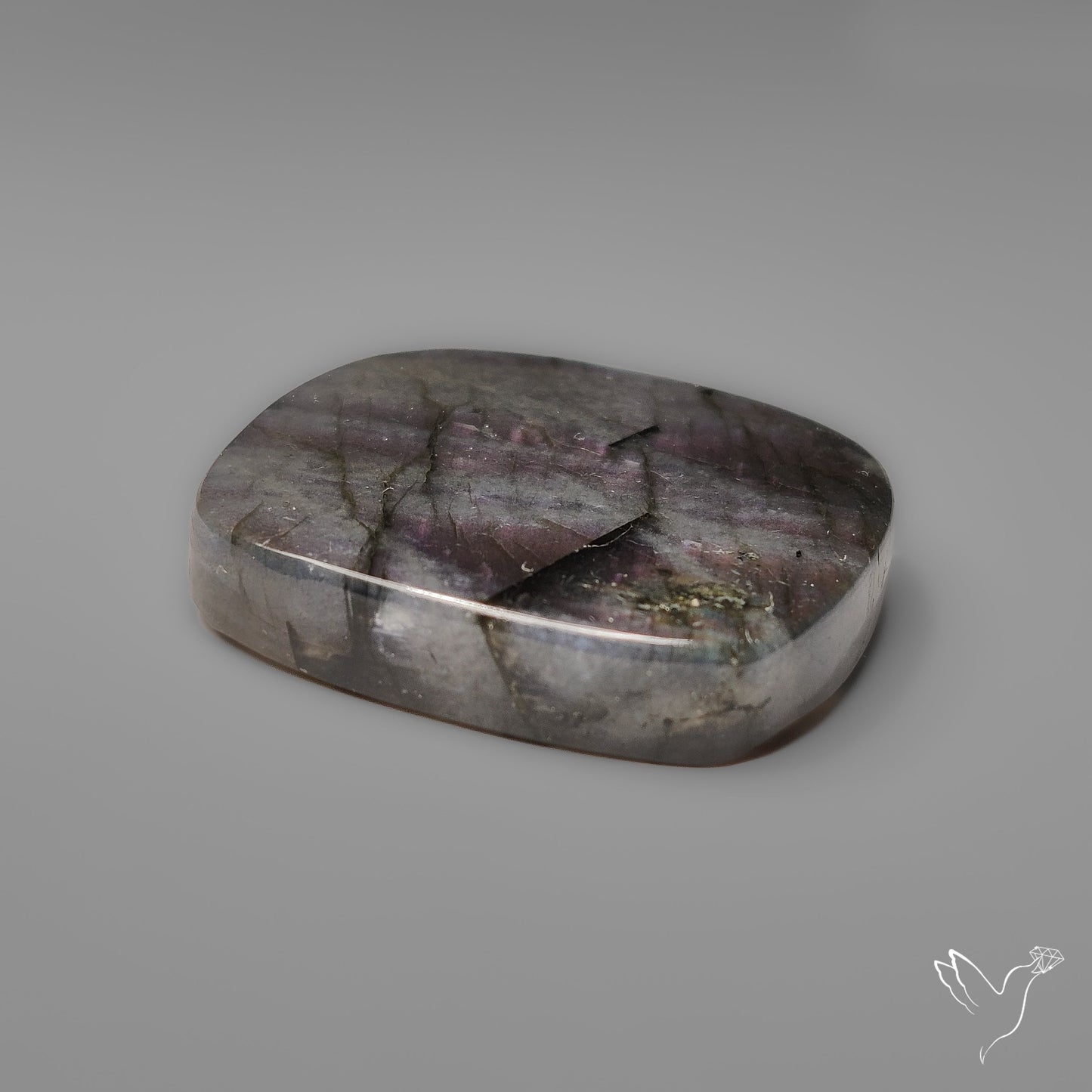 Sea Green Spectrolite Cabochon