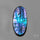Electric Blue Spectrolite Cabochon