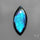Electric Blue Spectrolite Cabochon