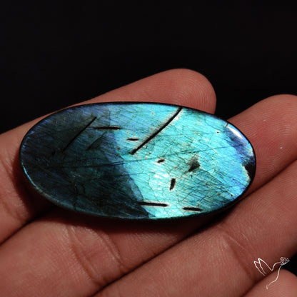 Sea Green Spectrolite Cabochon