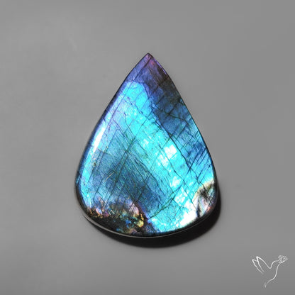 Sea Green Spectrolite Cabochon