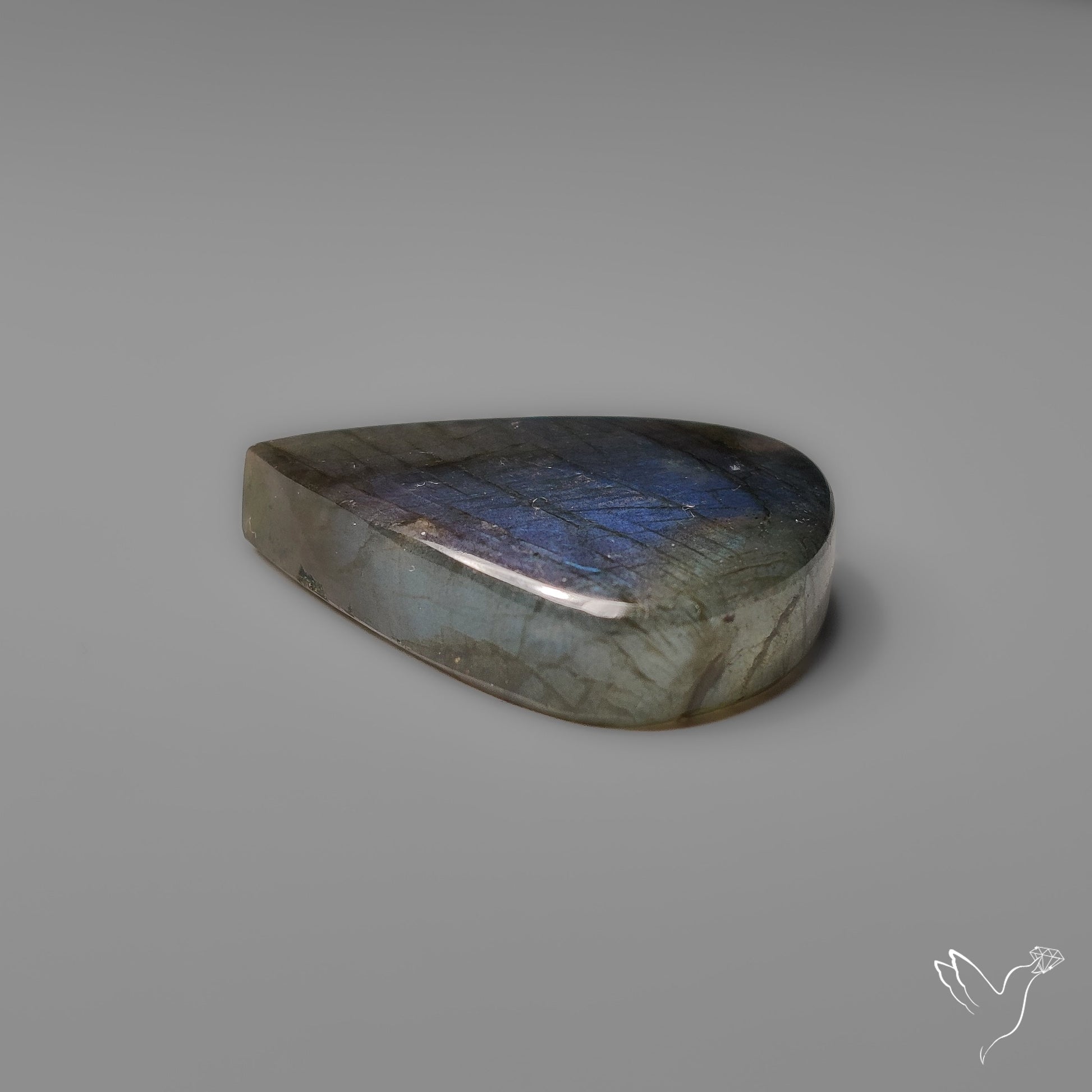 Sea Green Spectrolite Cabochon