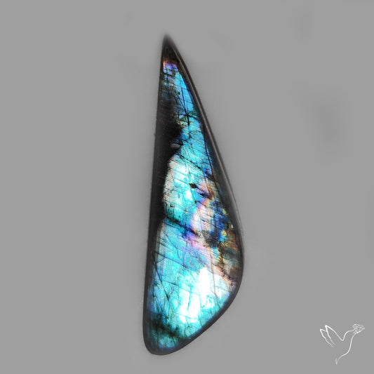 Sea Green Spectrolite Cabochon