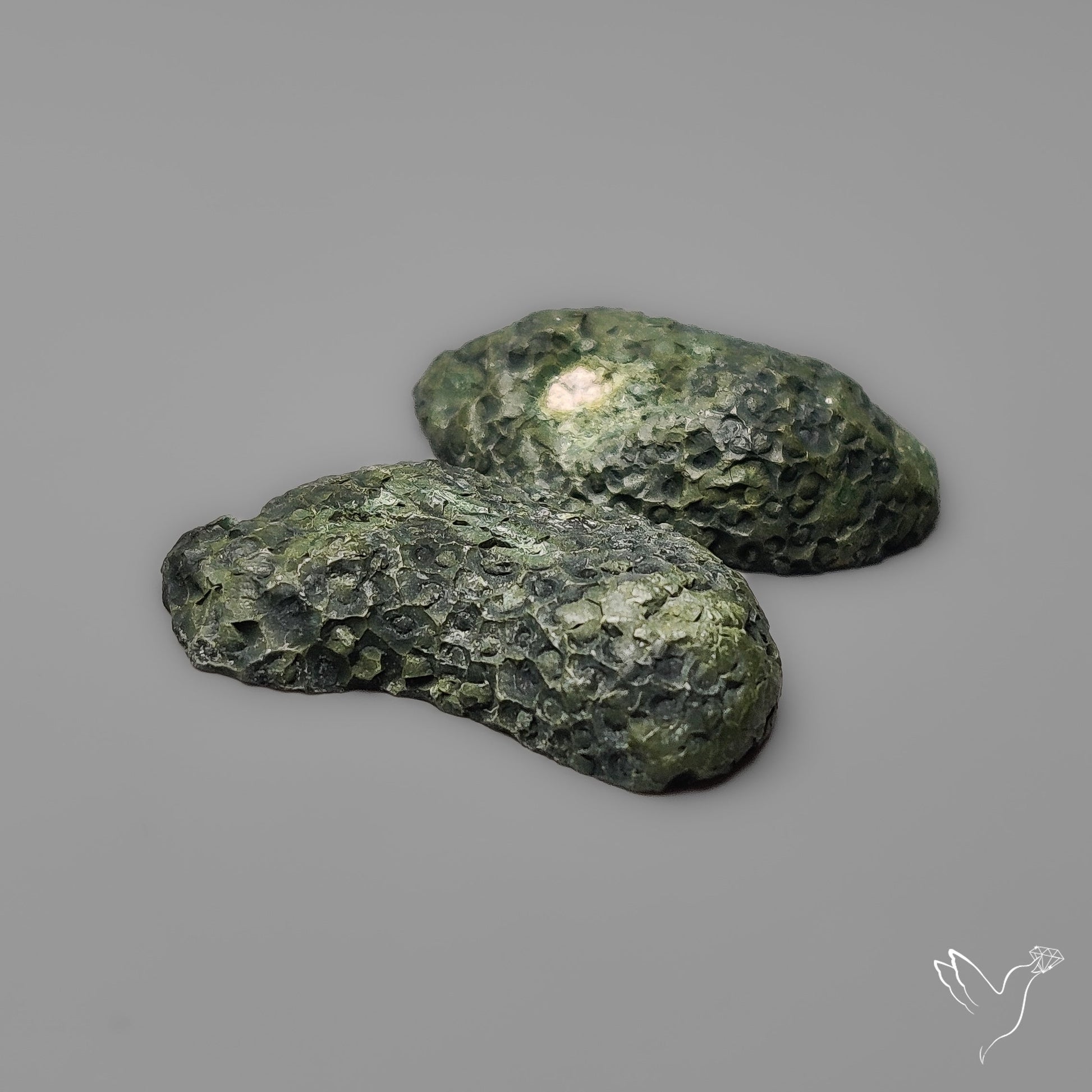 Tabasco Baby Geode Druzy Pair