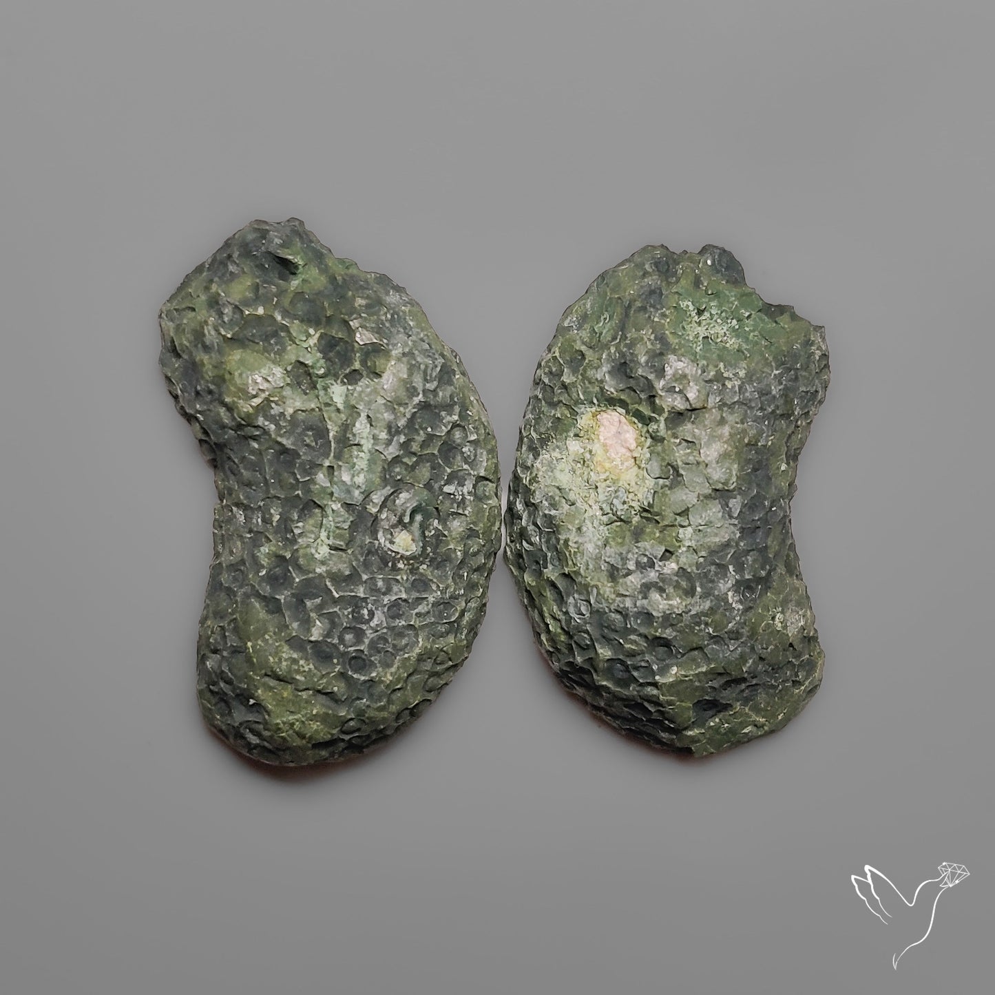 Tabasco Baby Geode Druzy Pair