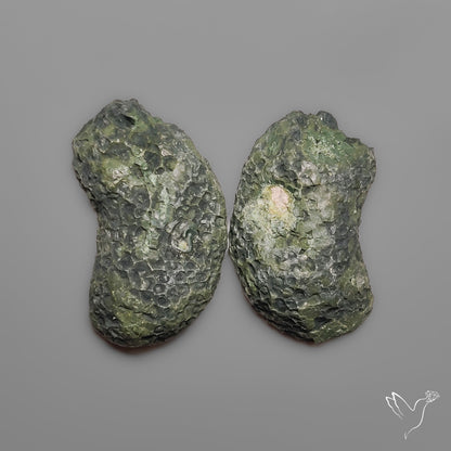 Tabasco Baby Geode Druzy Pair