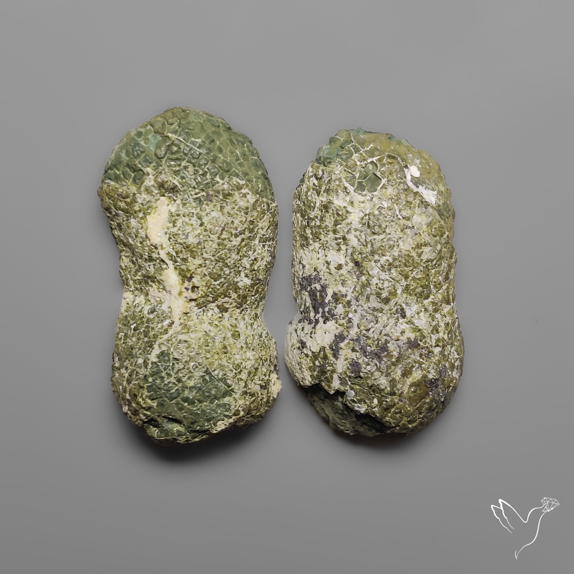 Tabasco Baby Geode Druzy Pair