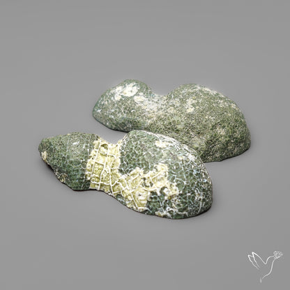 Tabasco Baby Geode Druzy Pair