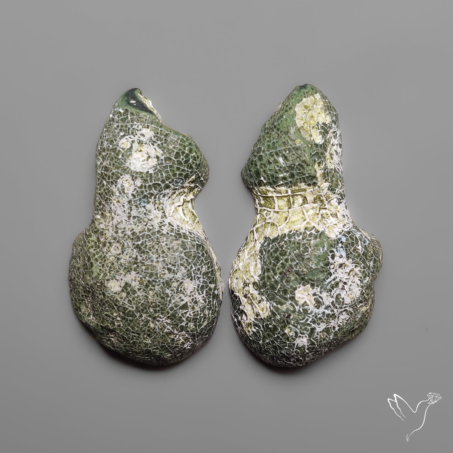Tabasco Baby Geode Druzy Pair