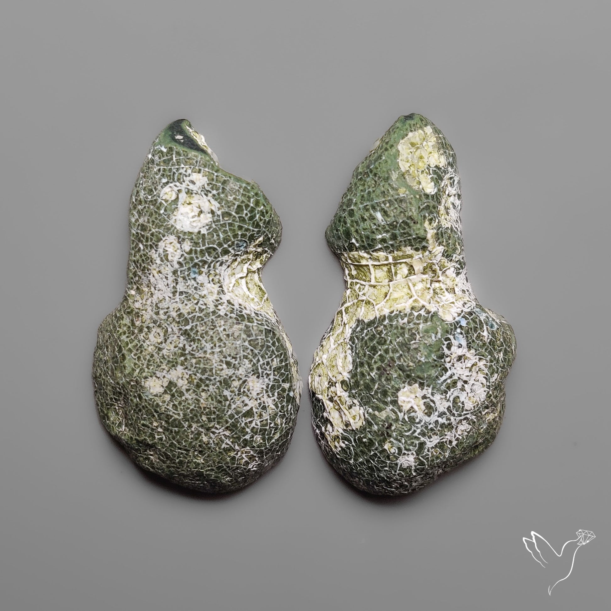 Tabasco Baby Geode Druzy Pair