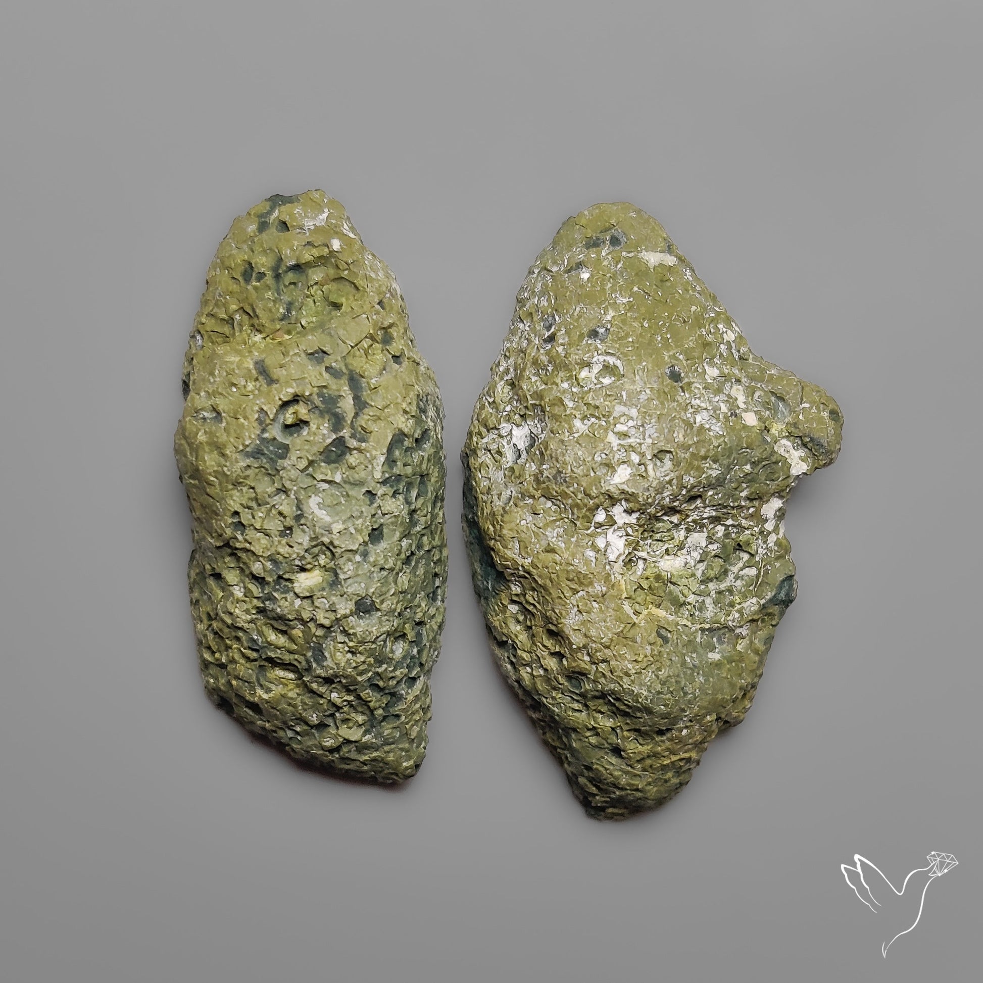 Tabasco Baby Geode Druzy Pair