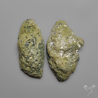 Tabasco Baby Geode Druzy Pair