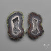 Tabasco Baby Geode Druzy Pair