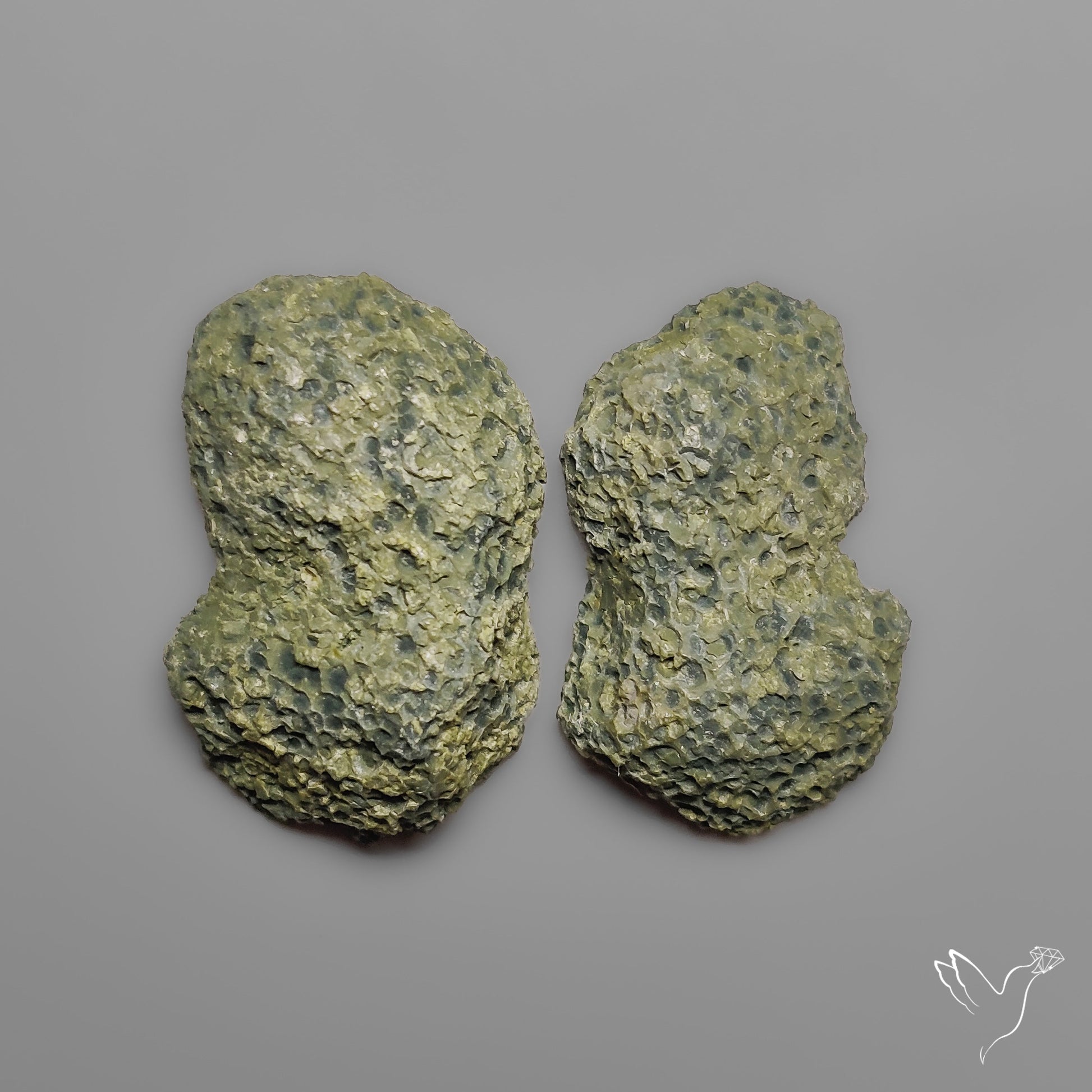 Tabasco Baby Geode Druzy Pair