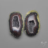 Tabasco Baby Geode Druzy Pair