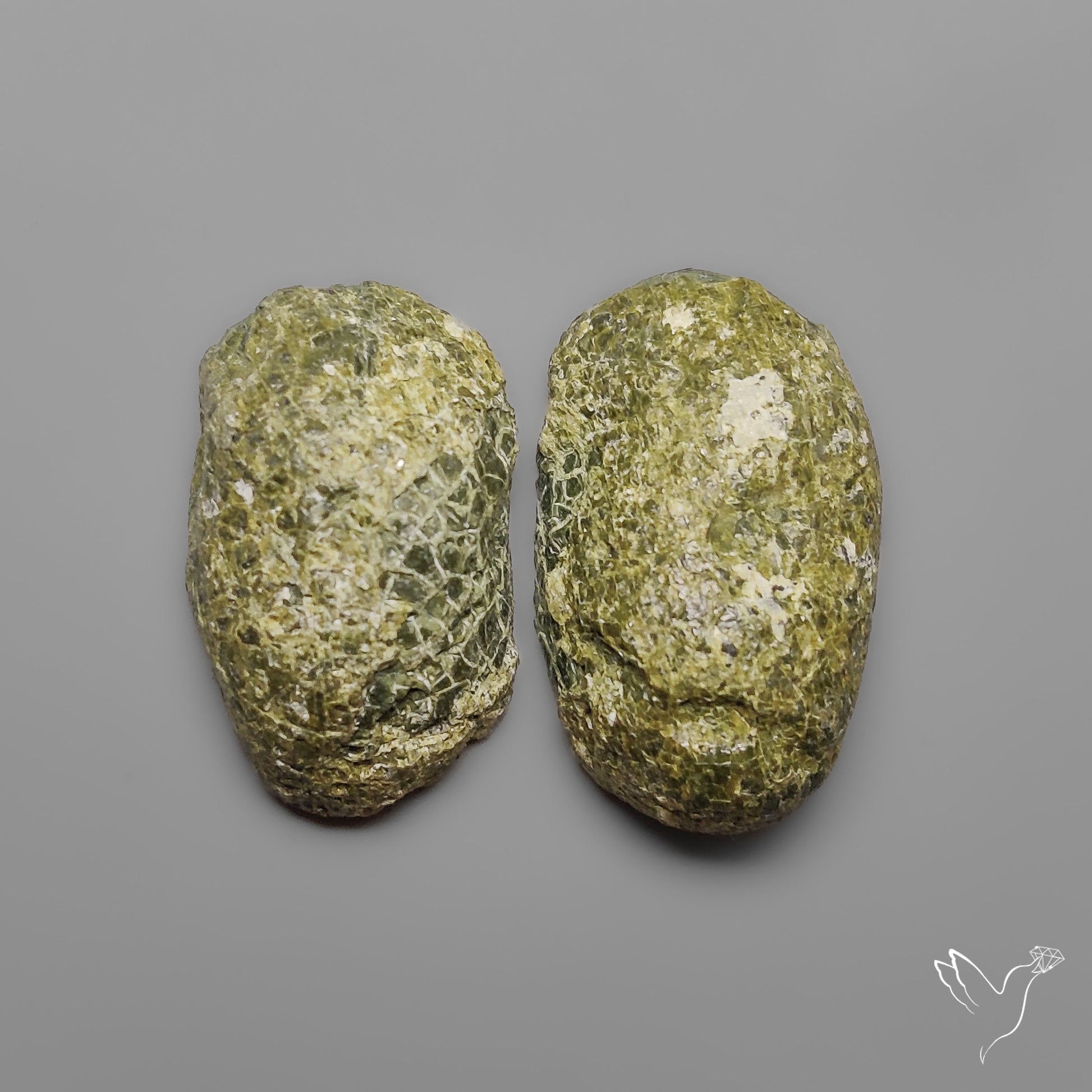 Tabasco Baby Geode Druzy Pair