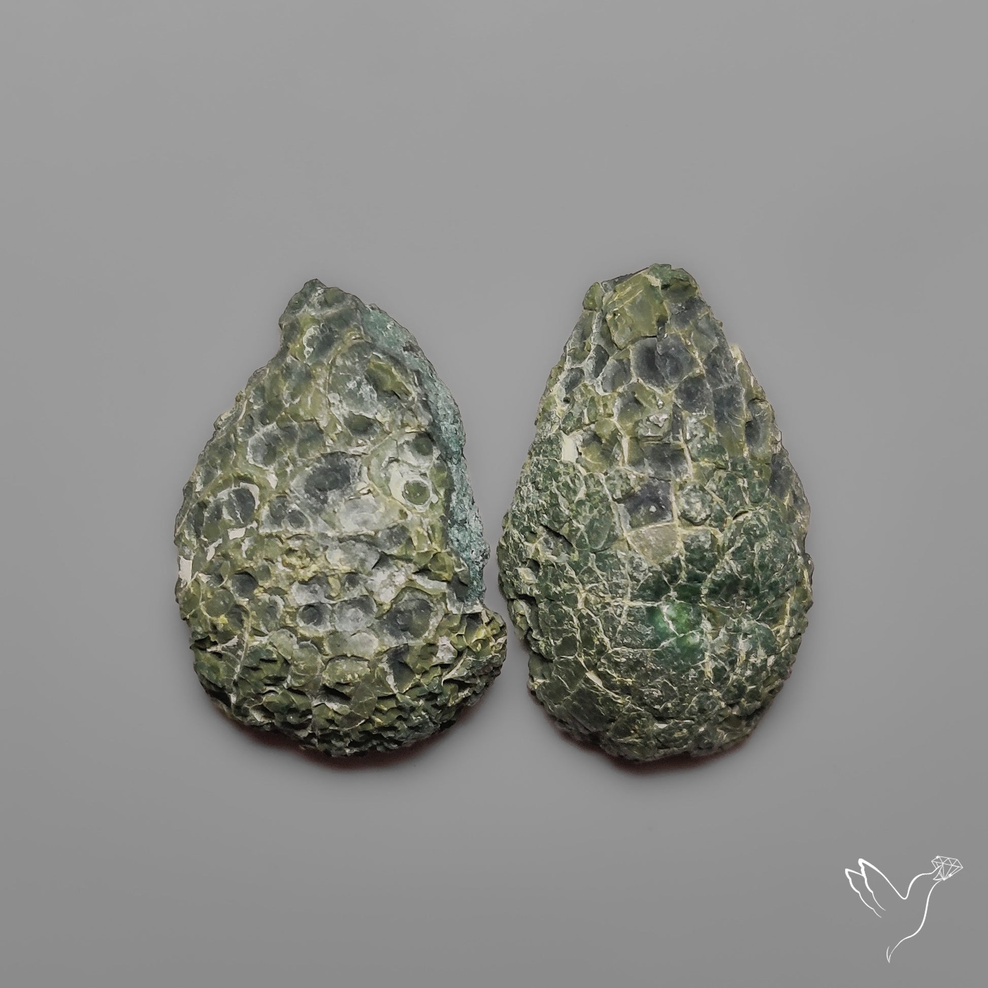 Tabasco Baby Geode Druzy Pair