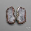 Tabasco Baby Geode Druzy Pair
