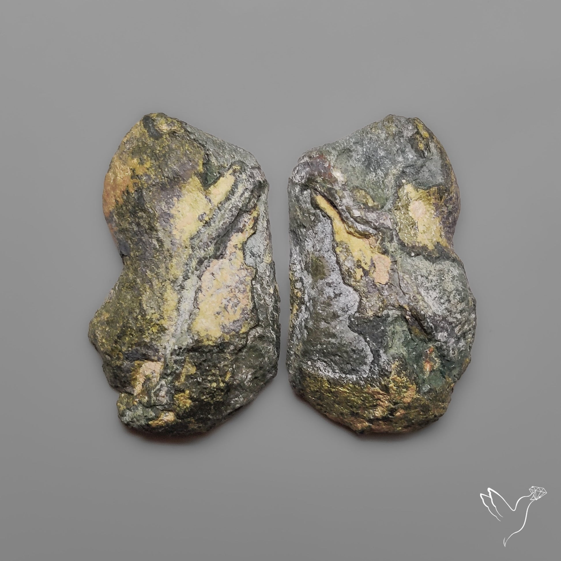Tabasco Baby Geode Druzy Pair