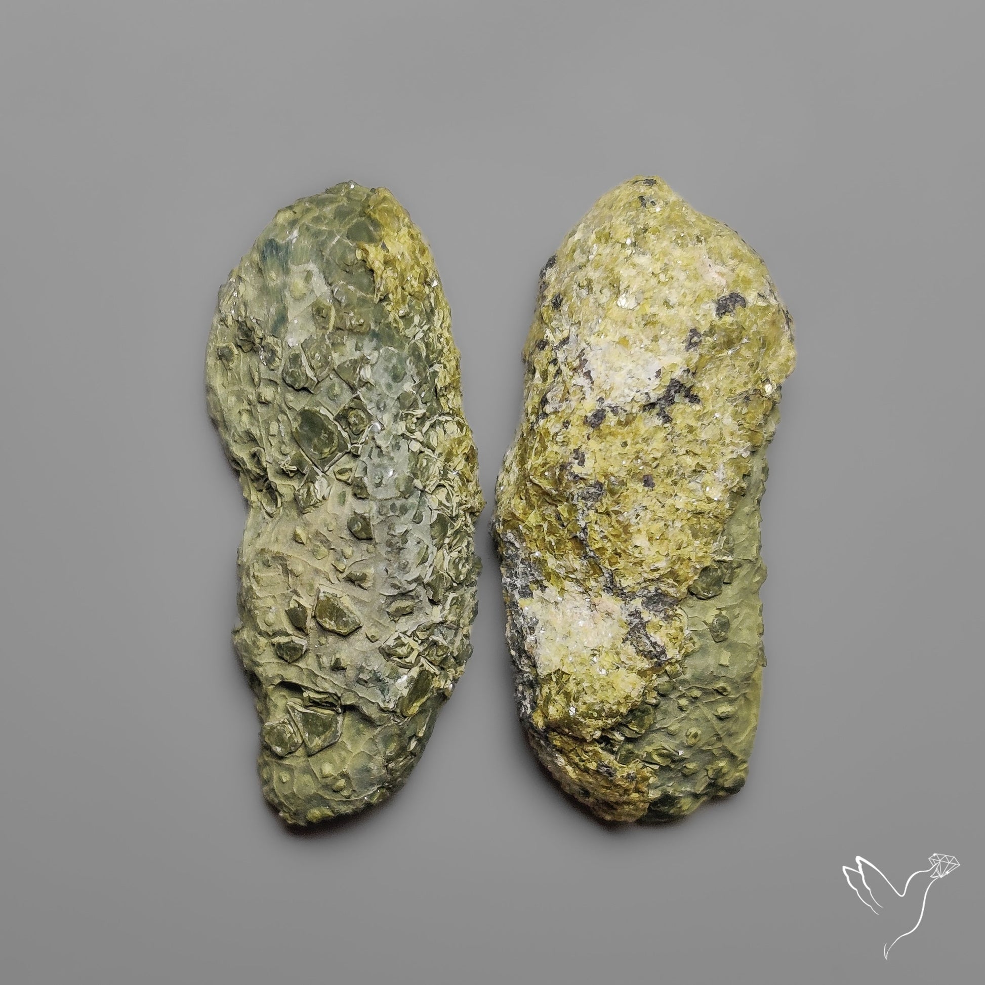 Tabasco Baby Geode Druzy Pair