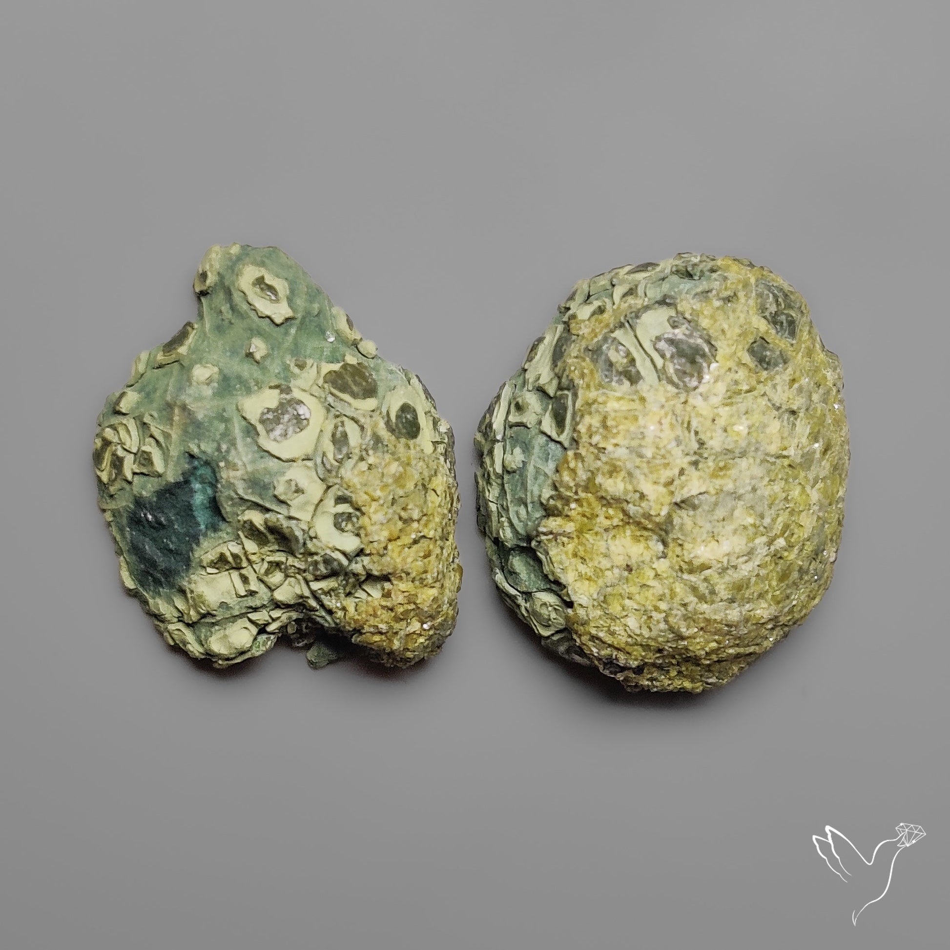 Tabasco Baby Geode Druzy Pair