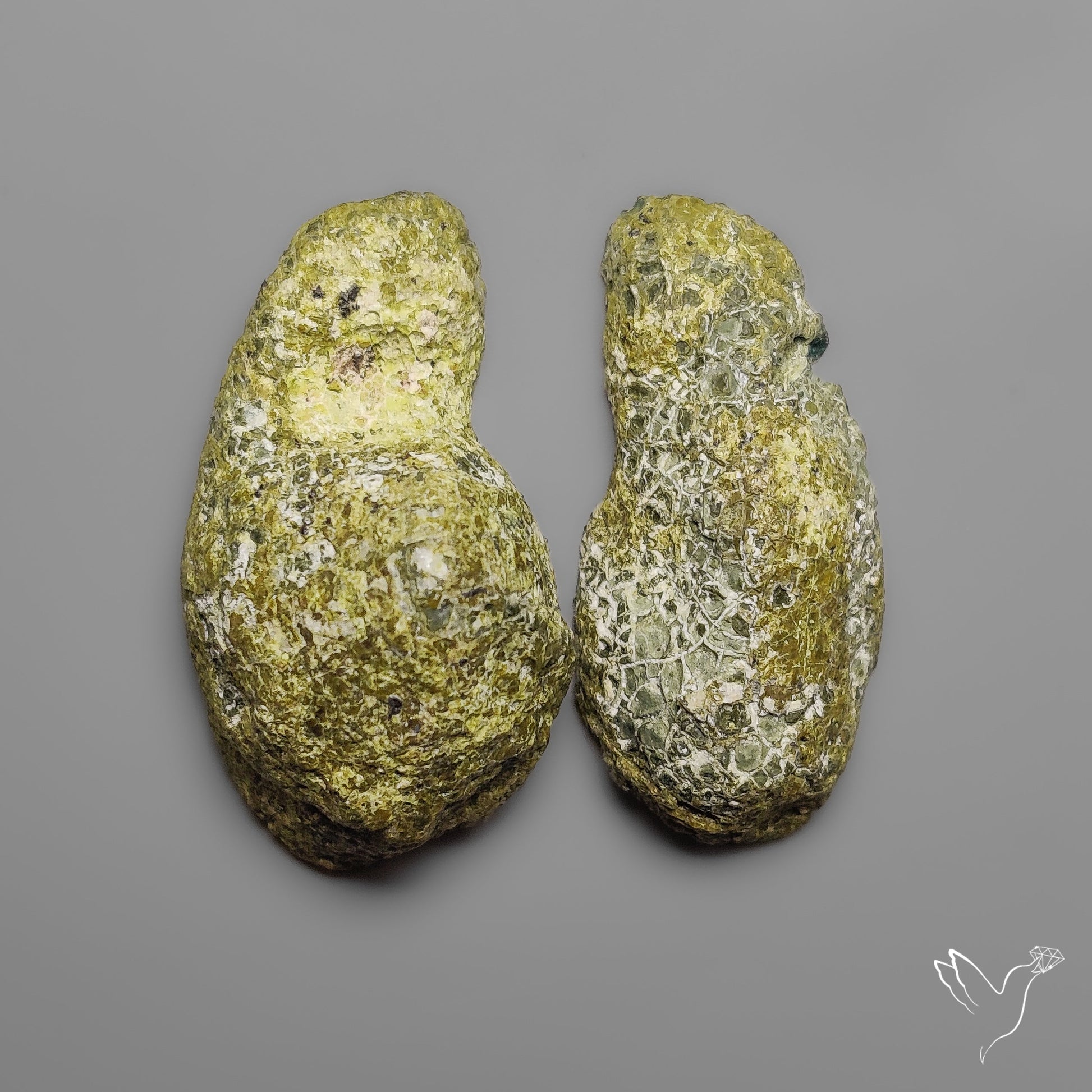 Tabasco Baby Geode Druzy Pair