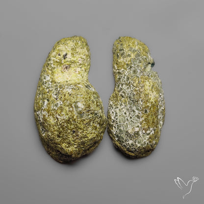 Tabasco Baby Geode Druzy Pair