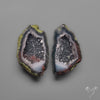 Tabasco Baby Geode Druzy Pair